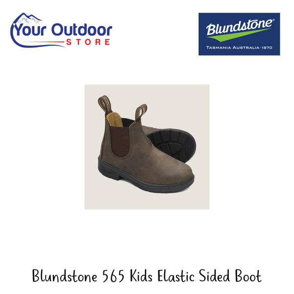 Blundstone 565 Elastic Sided Boots | Hero Image Showing All Logos And Titles.