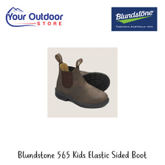 Blundstone 565 Elastic Sided Boots | Hero Image Showing All Logos And Titles.