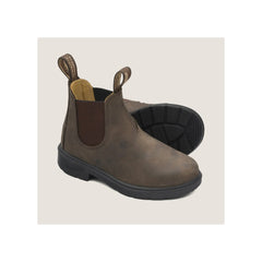 Rustic Brown | Blundstone 565 Elastic Sided Boots Image Showing No Logos Or Titles.
