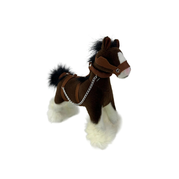 Clyde | Bocchetta Clydesdale Plush Type Image Showing All Logos And Titles.
