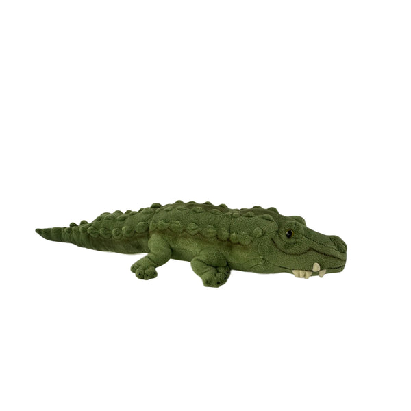 Cole | Bocchetta Crocodile Plush Toy Image Showing Side View.