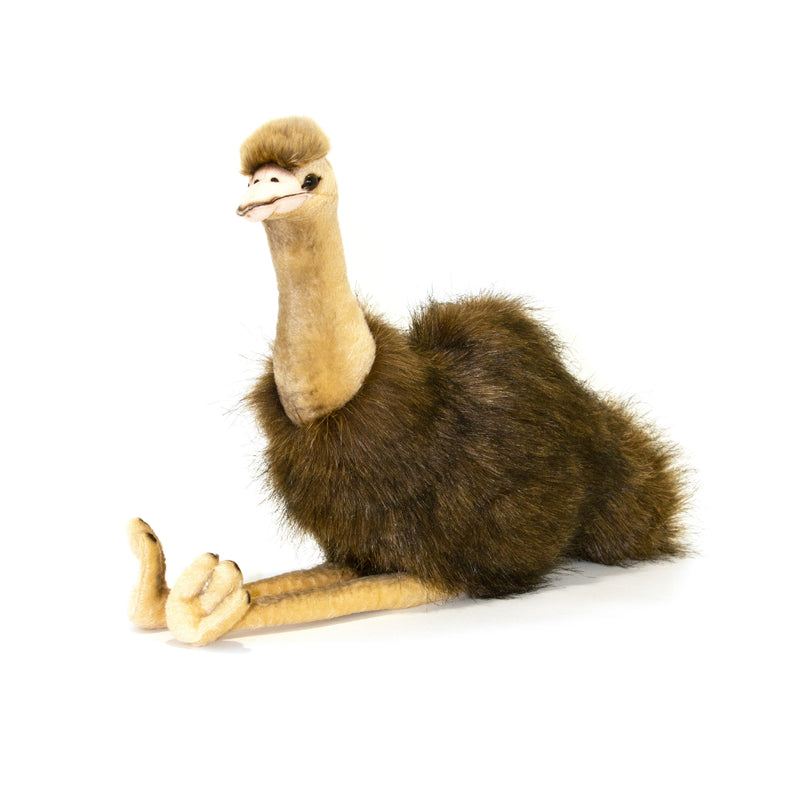 Emily | Bocchetta Emu Sitting Plush Toy Image Showing No Logos Or Titles.