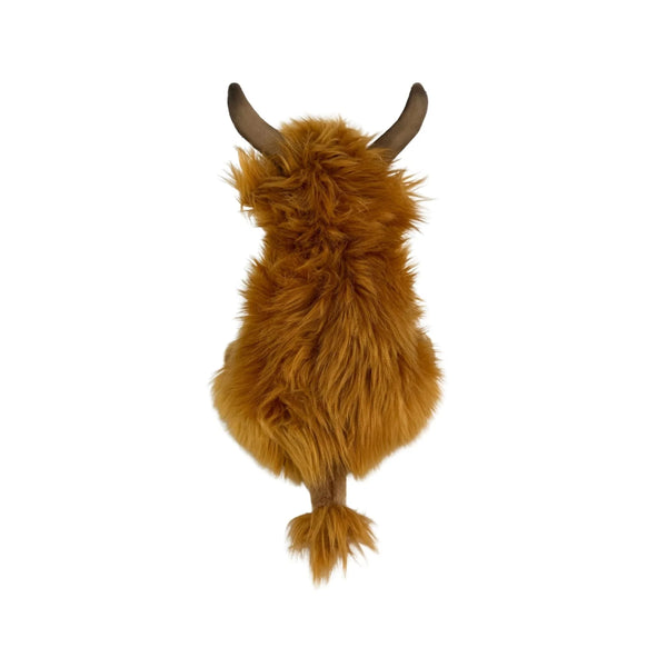 Buttercup | Bocchetta Plush Toy Highland Cow / Yak Image Showing Back View.