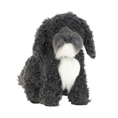 Black | Bocchetta Oodle Plush Toy - Bonnie. Angled Front View. 