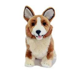 Tan | Bocchetta Plush Toy -Windsor The Corgi. Front View. 