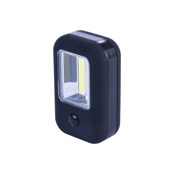 Black | Brillar Mini Work Light. Angled Front View. 