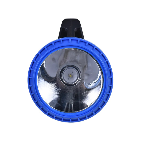 Black | Brillar Rechargeable Multifunction Searchlight Image Showing Close Up View Of The Main Light.