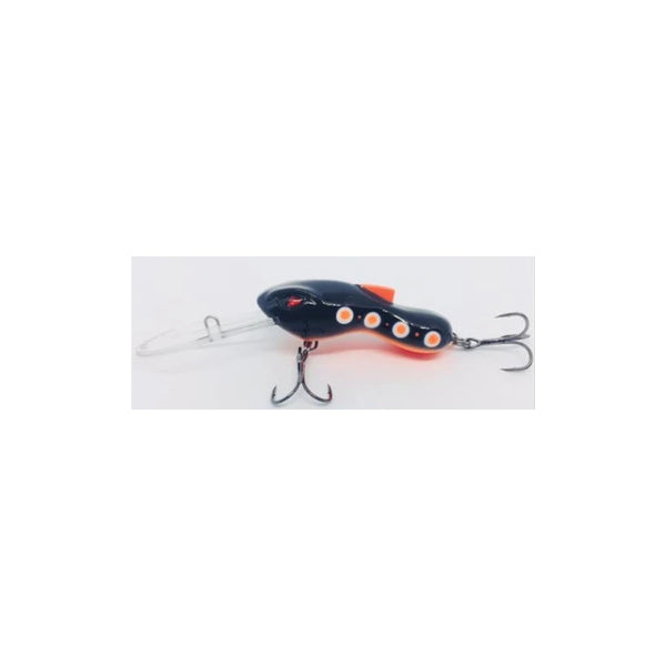 Black / Red | Bullet Lures Kill Shot 60five 6.5cm Image Showing No Logos Or Titles.