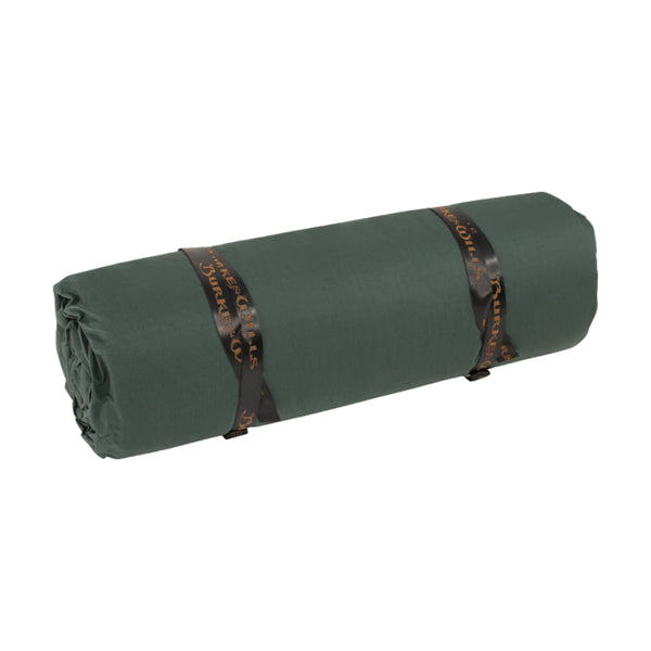 Forest Green / Double | Burke And Wills Grampian Swag Image Showing The Swag Rolled Down For Storage And Transport.