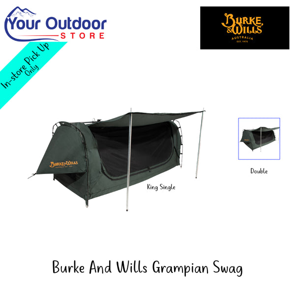 Burke And Wills Grampian Swag | Hero Image Showing All Logos, Titles And Variants.