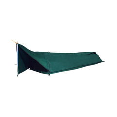 Forest Green | Burke & Wills Ironbark Full Fly Traditional Double Canvas Swag Image Showing No logos Or Titles.