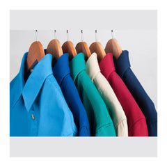 Green | Burke and Wills Men's Flinders Shirt.  Image Showing All Six Colours.