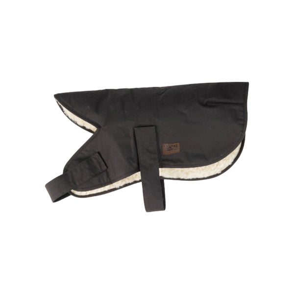 Brown | Burke And Wills Oilskin Dog Coat Image Showing No Logos Or Titles.
