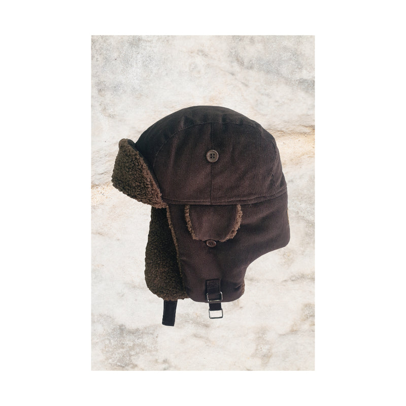 Brown | Burke And Wills Parker Trapper Hat Image Showing No  Logos Or Titles.