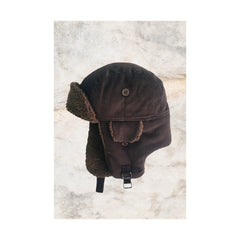 Brown | Burke And Wills Parker Trapper Hat Image Showing No  Logos Or Titles.