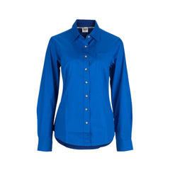 Royal Blue | Burke and Wills Women's Collins Shirt. Front View. 