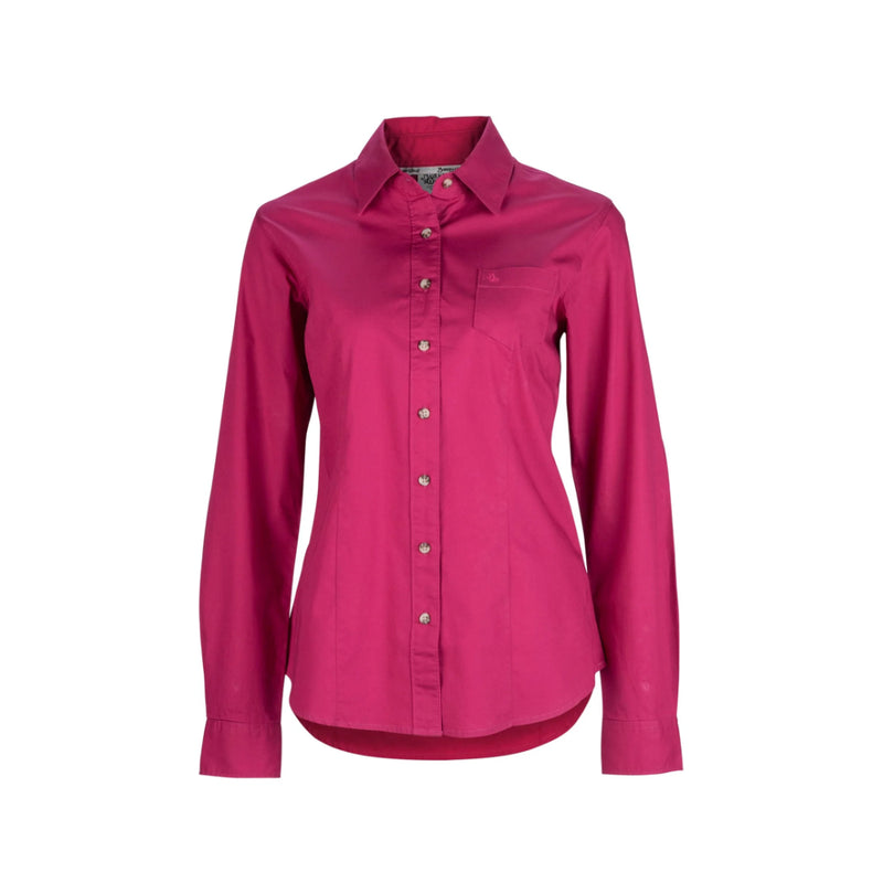 Ruby Rose | Burke and Wills Women's Collins Shirt. Front View. 