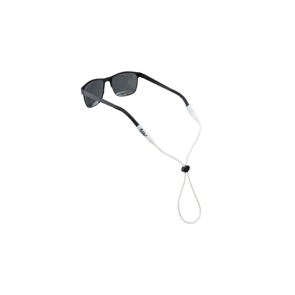 White | Cablz Silicone Eyewear Image Showing No Logos Or Titles.