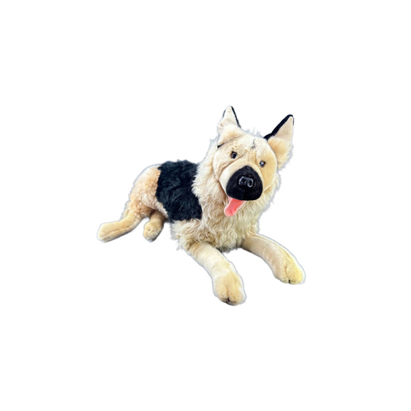 Caesar | Bocchetta German Shepherd Plush Toy Image Showing No Logos Or Titles.