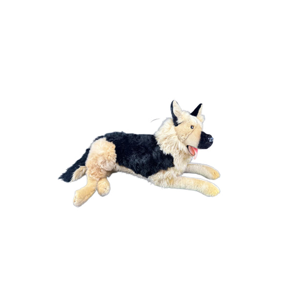 Caesar | Bocchetta German Shepherd Plush Toy Image Showing Side View.