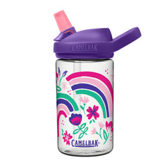 Rainbow Floral | Camebak Eddy+ Kids 14oz Bottle Image Showing No Logos Or Titles.