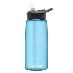 1L / True Blue | Camelbak Eddy+ Drink Bottle Image Showing No Logos Or Titles.