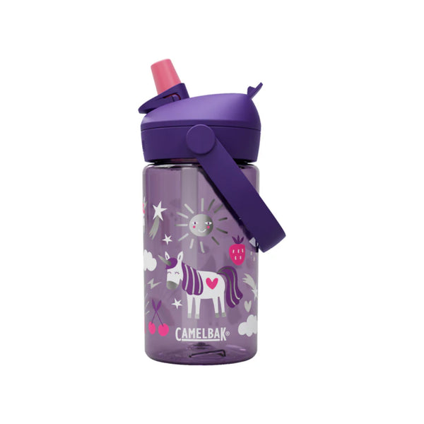 Unicorn Party | Camelbak Kids Thrive Flip Straw Bottle Image Showing No Logos Or Titles.