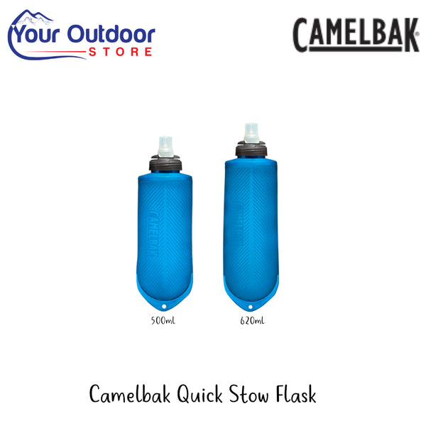 Camelbak Quick Stow Flask | Hero Image Showing All Logos, Titles And Variants.