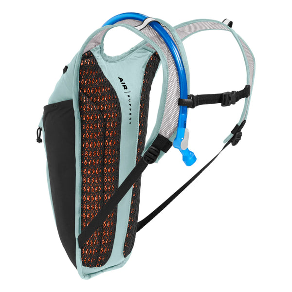 Light Blue | Camelbak Rouge 2L Crux Reservoir Image Showing Angled Back View.