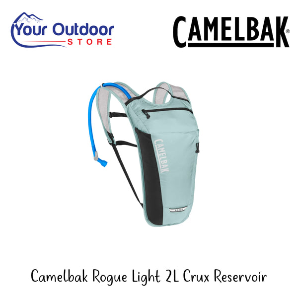 Camelbak Rouge 2L Crux Reservoir | Hero Image Showing All Logos And Titles.