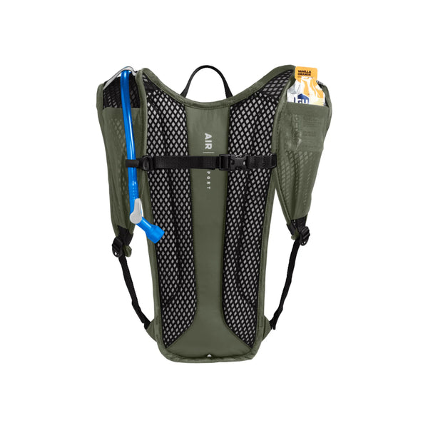 Dusty Olive | Camelbak Rouge Light 7 2L Crux Reservoir Image Showing Back View.