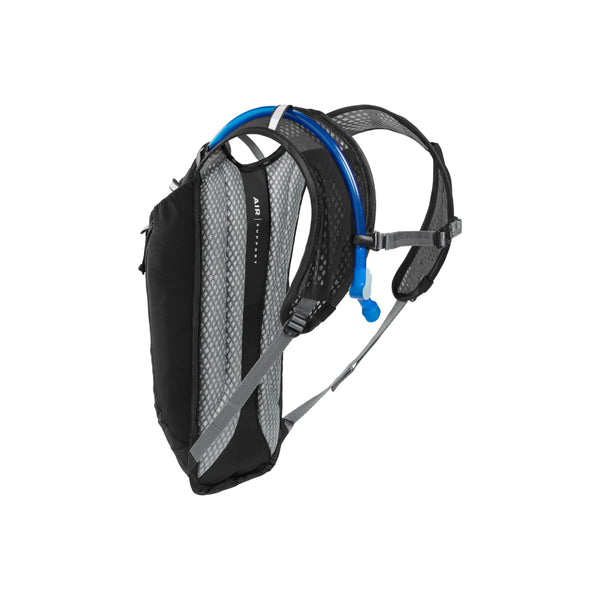 Black | Camelbak Rouge Light 7 2L Crux Reservoir Image Showing Angled Back And Side View.