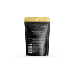 30g, Blissful Banana | Campers Pantry Freeze Dried Ice-Cream Image Showing Back Of The Package.