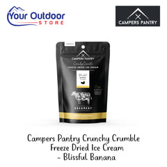 Campers Pantry Freeze Dried Ice-Cream | Hero Image Showing All Titles And Logos.