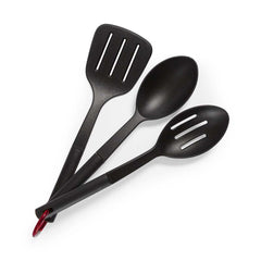 Black | Campfire 3 Piece Cooking Utensil Kit Image Showing No Logos Or Titles.