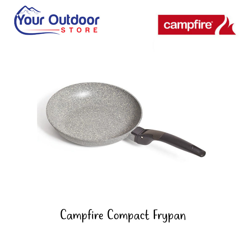 Campfire Compact Frypan | Hero Image Showing All Logos And Titles.