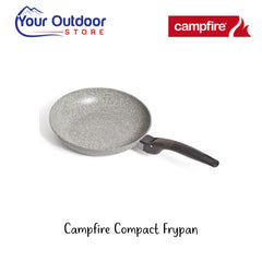 Campfire Compact Frypan | Hero Image Showing All Logos And Titles.