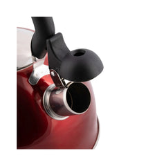 2.5 L / 4 L | Campfire Stainless Steel Whistling Kettle Image Showing Close   Up View Of The Pouring Spout, Open.