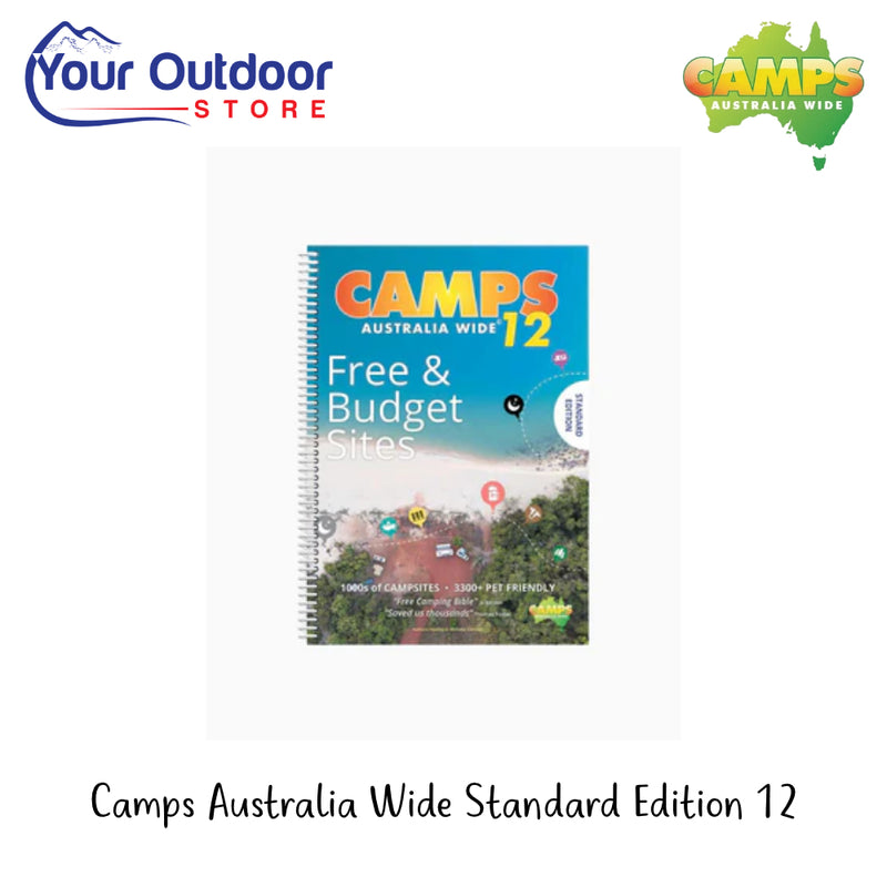 Camps Australia Wide Standard Edition 12 | Hero Image Showing All Logos And Titles.