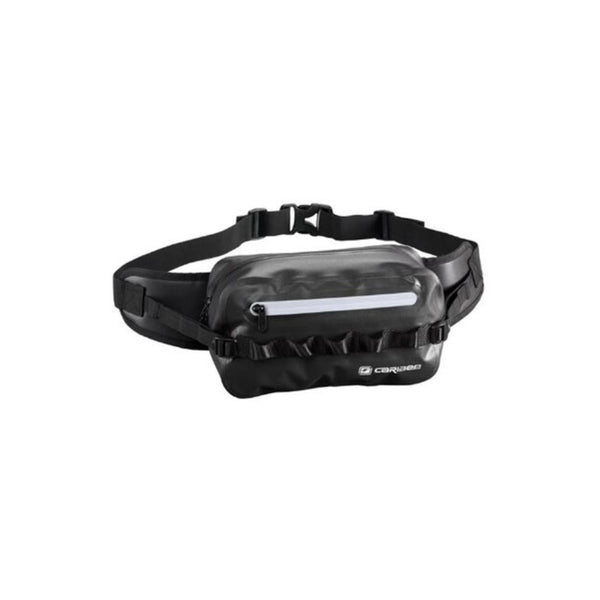 Black | Caribee Squall 2.0 Waterproof Waist Bag Image Showing No Logos Or Titles.