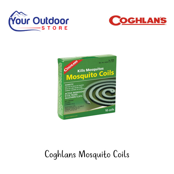 Coghlan's Mosquito Coils | Hero Image Showing All Logos And Titles.