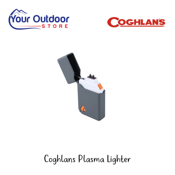 Coghlan's Plasma Lighter | Hero Image Showing All Logos And Titles.