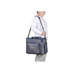 Companion Aquaheat NXT Carry Bag | Image Showing The Carry Strap Being Used For Transporting The Aquabheat NXT Unit.