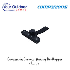 Companion Caravan Awning De-Flapper Large | Hero Image Showing All Logos And Titles.