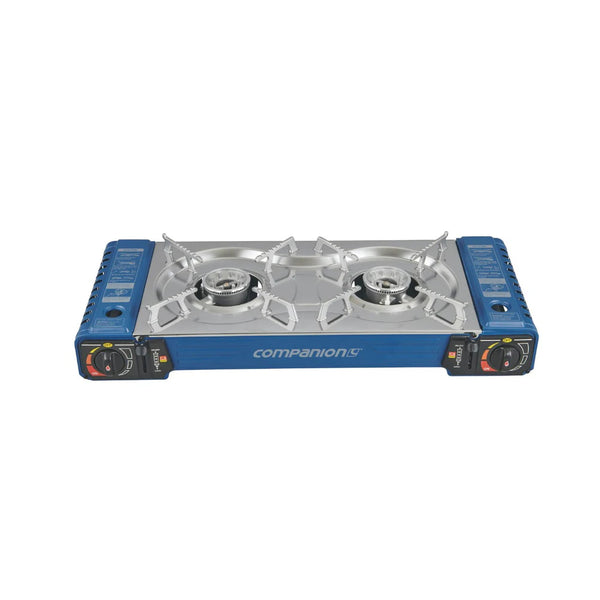 Double/Blue | Companion Double Butane Stove Image Showing No Logos Or Titles.