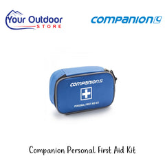 Companion Personal First Aid Kit | Hero Image Showing Al Logos And Titles.