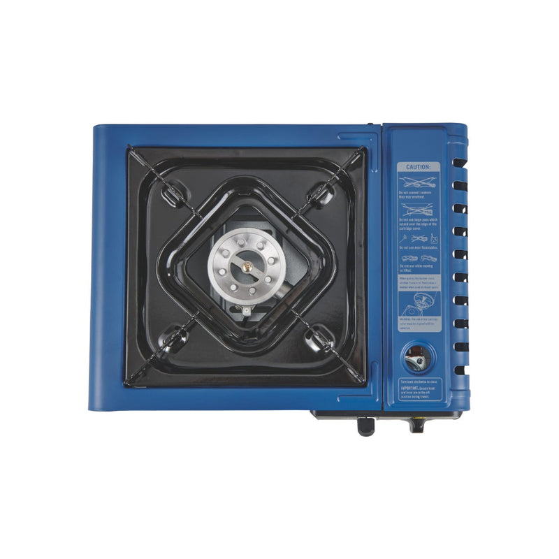 Blue | Companion Single Butane Stove Image Showing Top View.