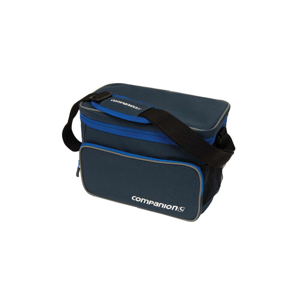 Grey / Blue | Companion 12 Can Soft Cooler Image Showing NO Logos Or Titles Or Logos.