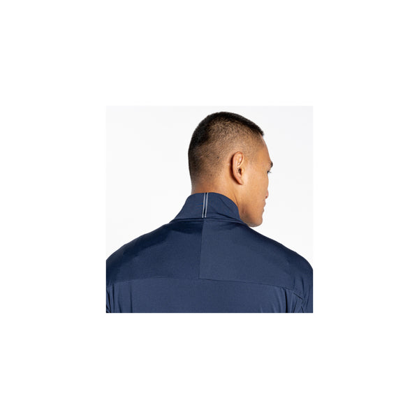 Navy | Craghoppers NosiLife Valens Mens Jacket Image Showing Back View Of The Collar.