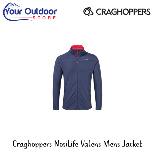Craghoppers NosiLife Valens Mens Jacket  | Hero Image Showing All Logos And Titles.